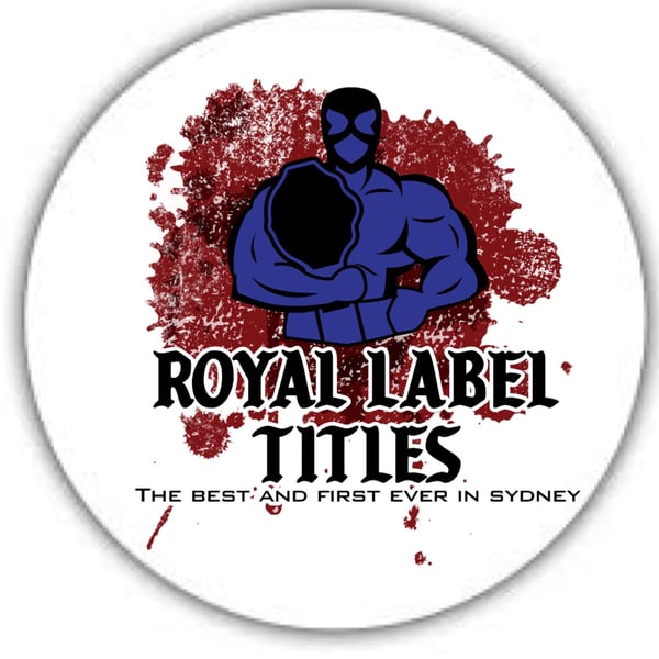 Image of 20mm ROYAL LABEL TITLES sticker