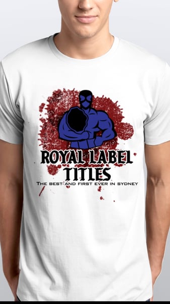 Image of ROYAL LABEL TITLES t-shirt WHITE EDITION