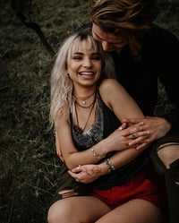 Image 4 of Suede Wrap Choker with Aromatic Pendant