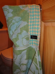 Image of Amy Butler Organic Ocean Hooded Towel