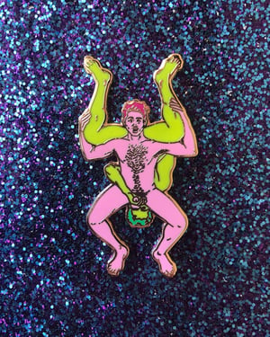 Image of "YOU SPIN ME ROUND" ENAMEL PIN
