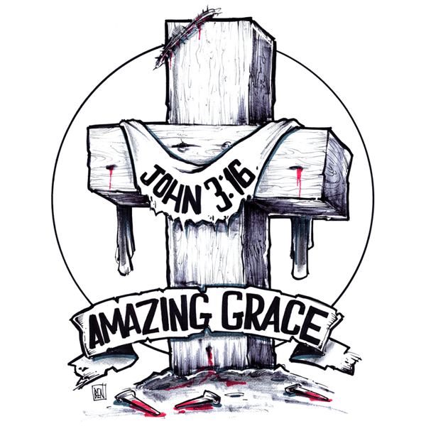 Image of John 3:16...AMAZING GRACE