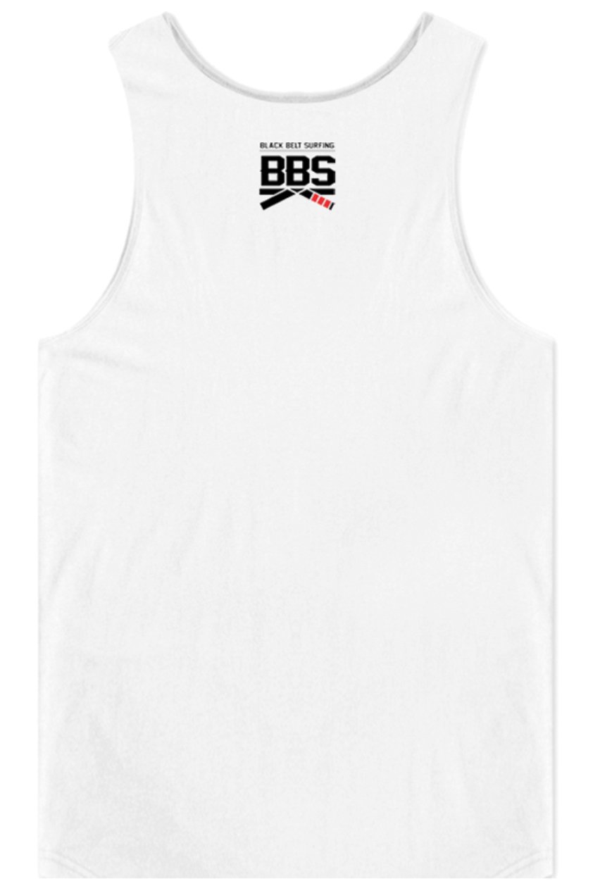 Image of White Floral Tank (Mens)
