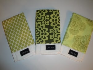 Image of Amy Butler Lime Burp Cloth Set