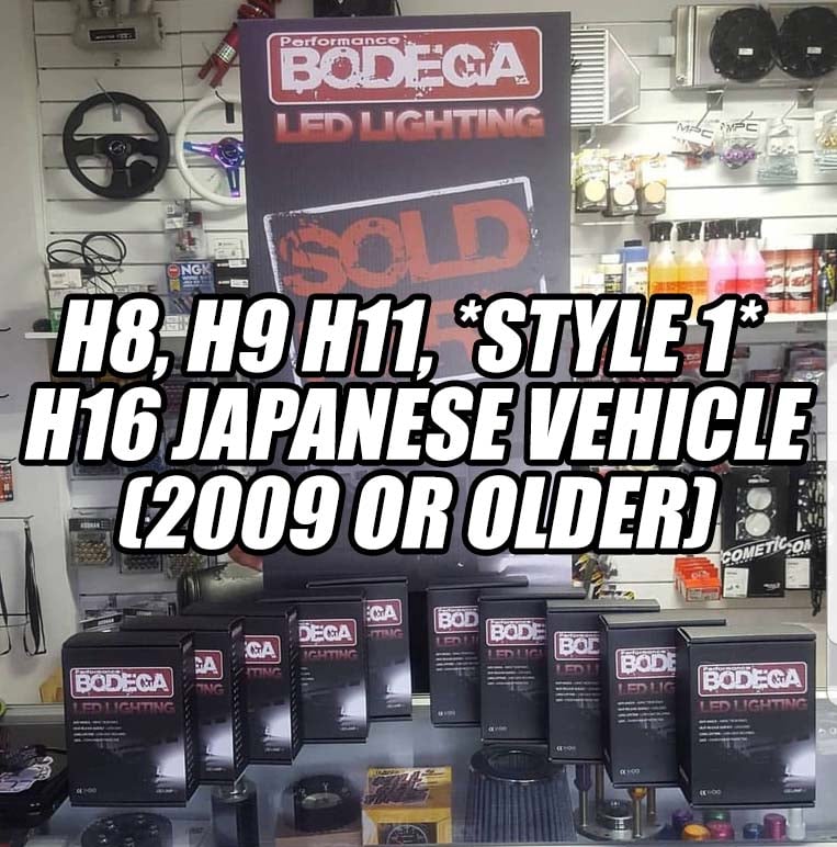 Image of Performance Bodega h8, h9 h11, (style 1)(h16 Japanese vehicle)(2009 or older)