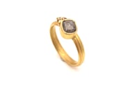 Image 2 of Rose cut and brilliant diamonds in 18ct gold. Engagment ring, bold and contemporaty jewellery