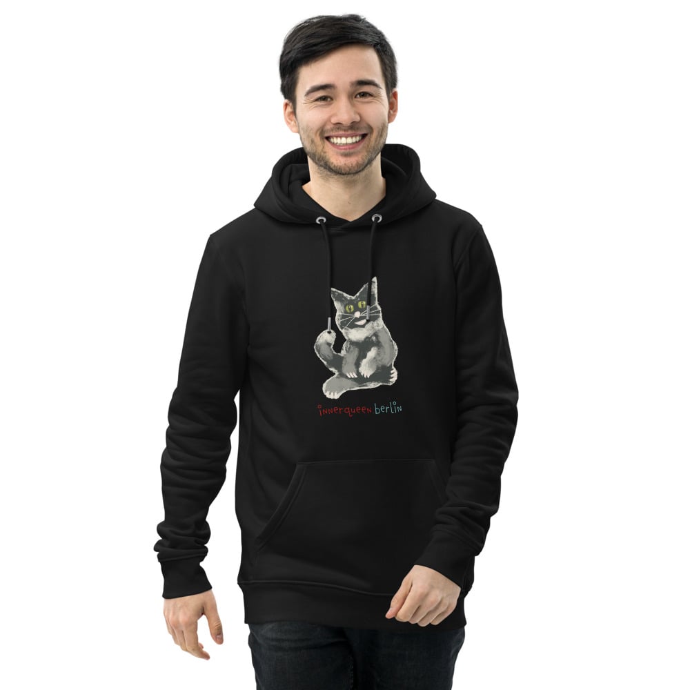 Image of Cozy Cat Unisex essential eco hoodie