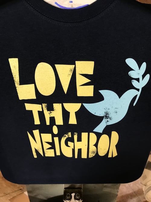 Love Thy Neighbor Free Shipping Crawley Print Shop