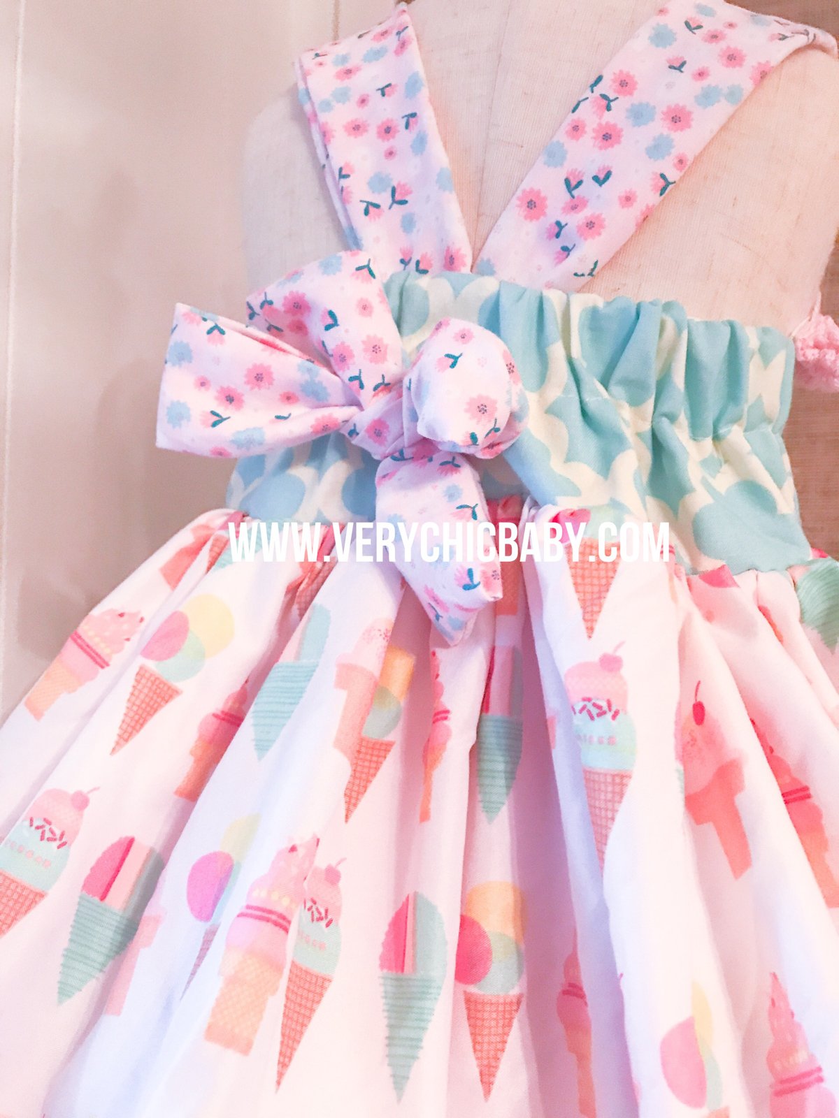 Ice Cream Cone Dress | VeryChicBaby Ice Cream Cone Dress | VeryChicBaby