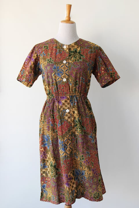Image of SOLD Batik Print Dress