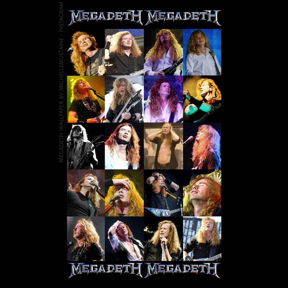 Image of Dave Mustaine Compilation Poster