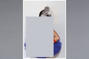 Julia Wachtel, <i>Untitled (rectangle with hat and arm)</i>, 2015