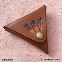 Image 2 of Triangle Leather Coin Purse