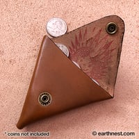Image 4 of Triangle Leather Coin Purse