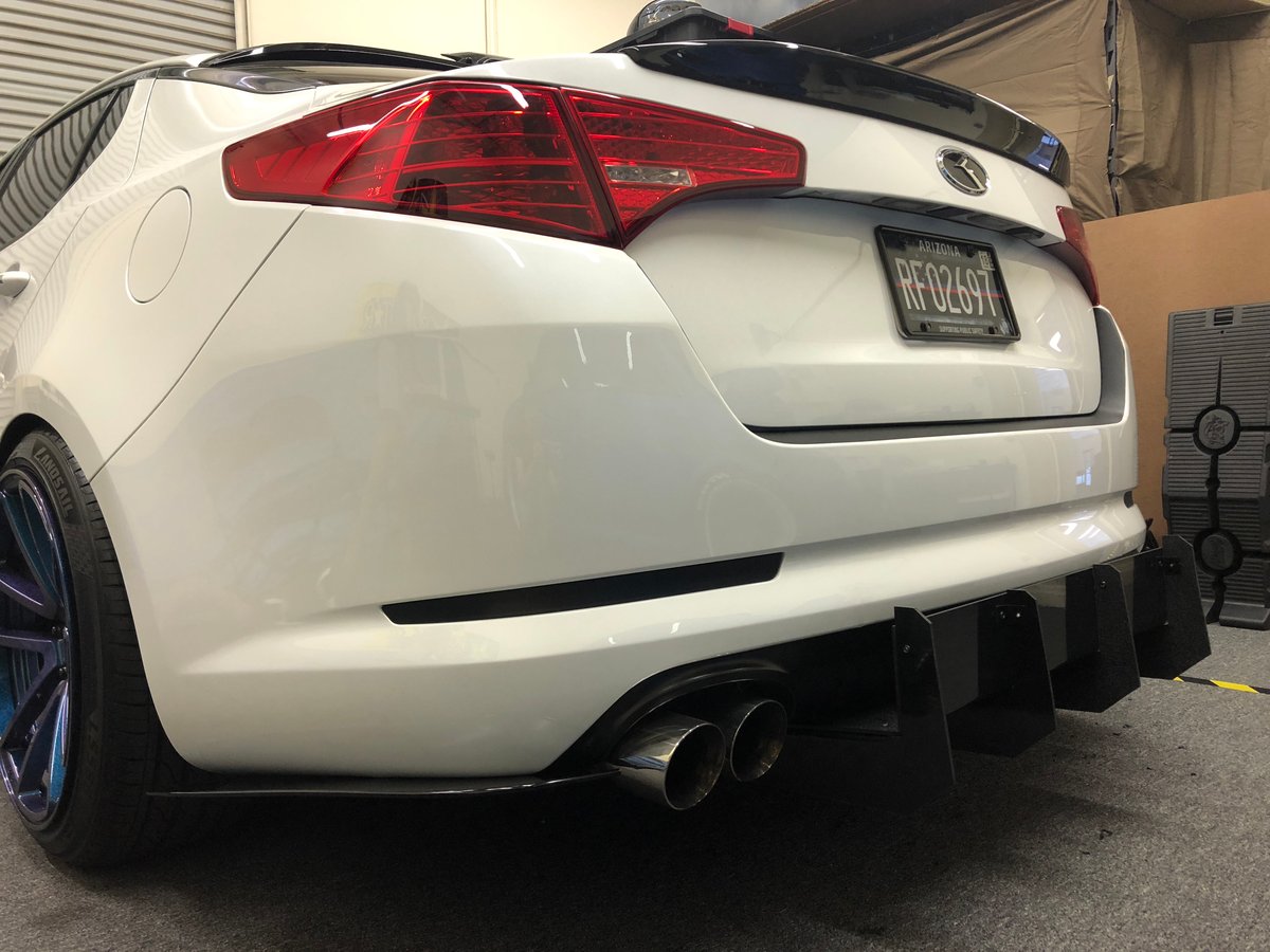 DownForceSolutions — 2010-2019 Kia Optima rear diffuser