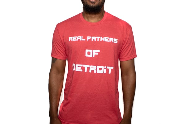 Image of Real Father's Of Detroit Tee in Red