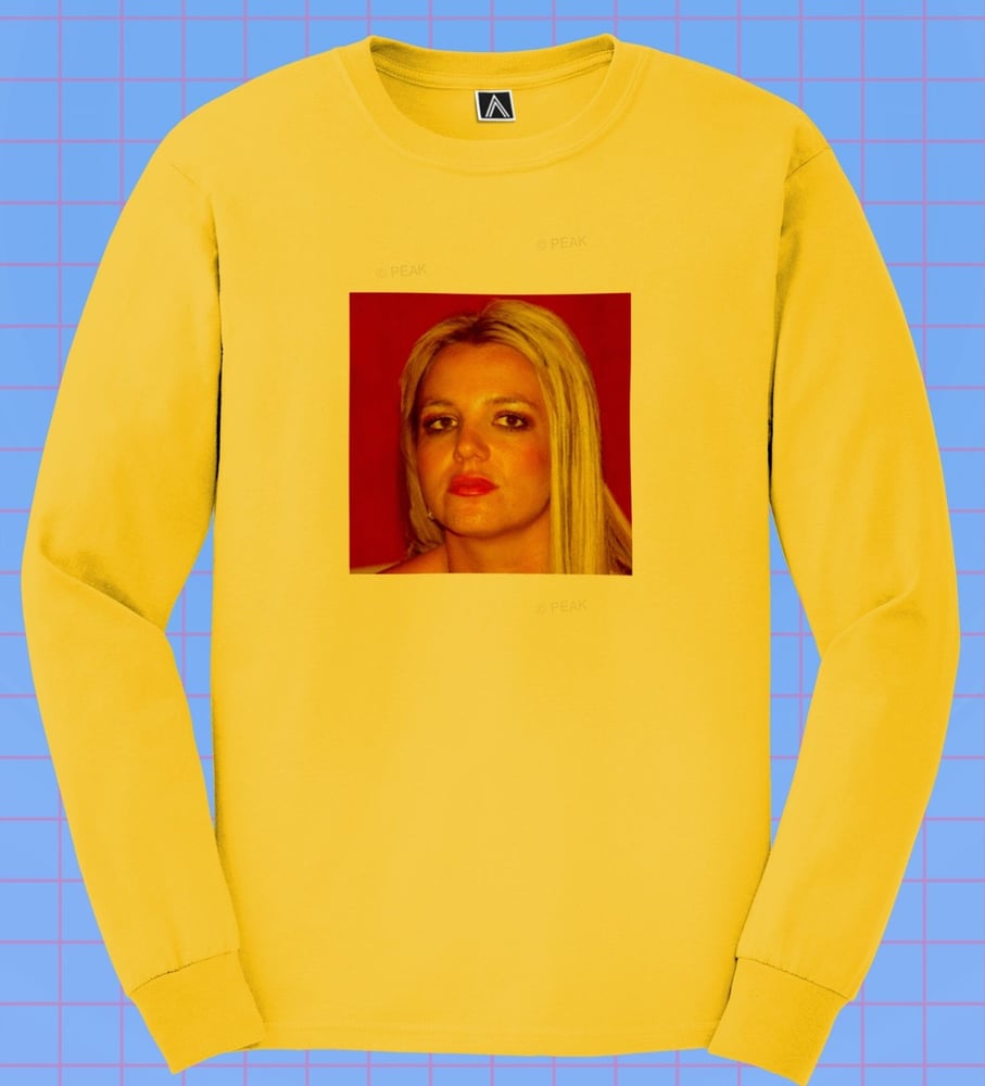 Image of Britney Long Sleeve T-Shirt in Gold