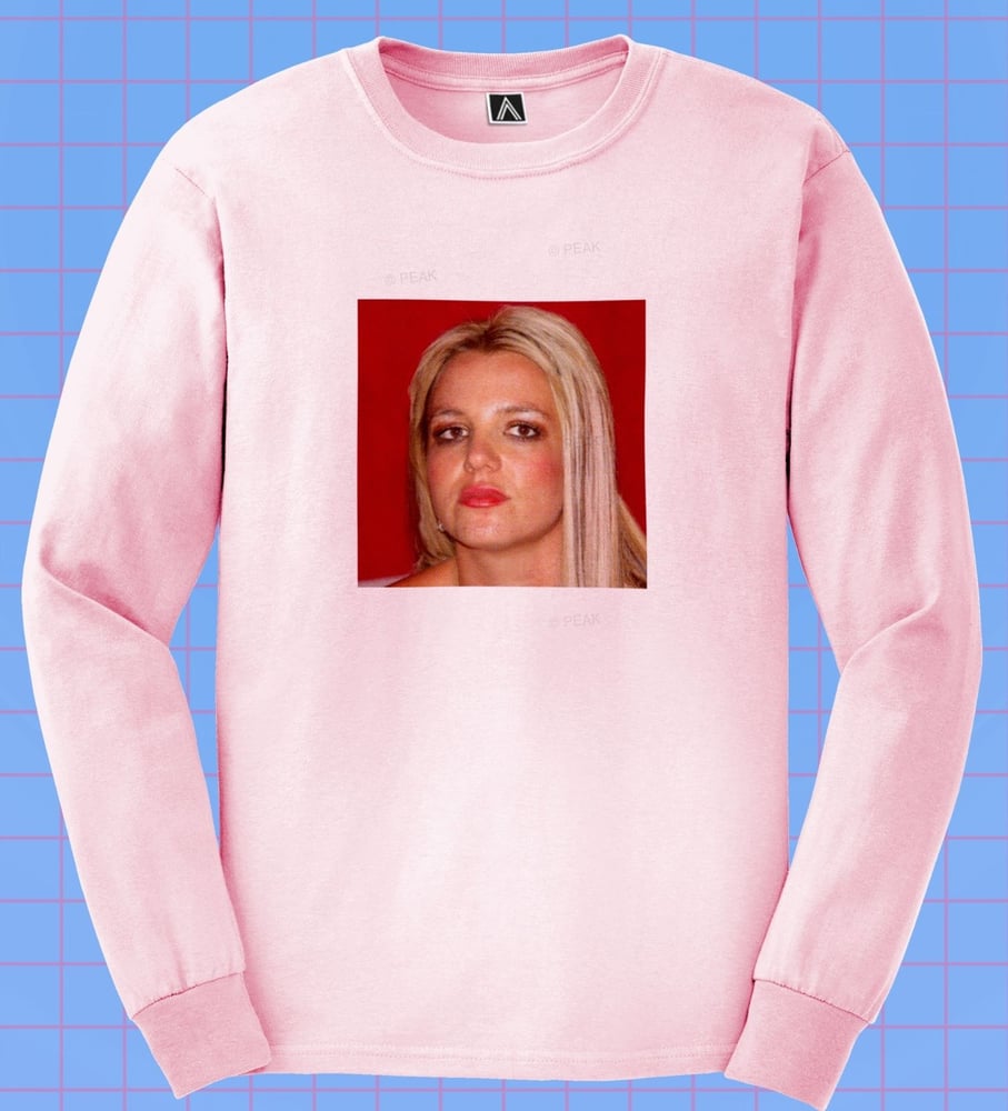 Image of Britney Long Sleeve T-Shirt in Pink