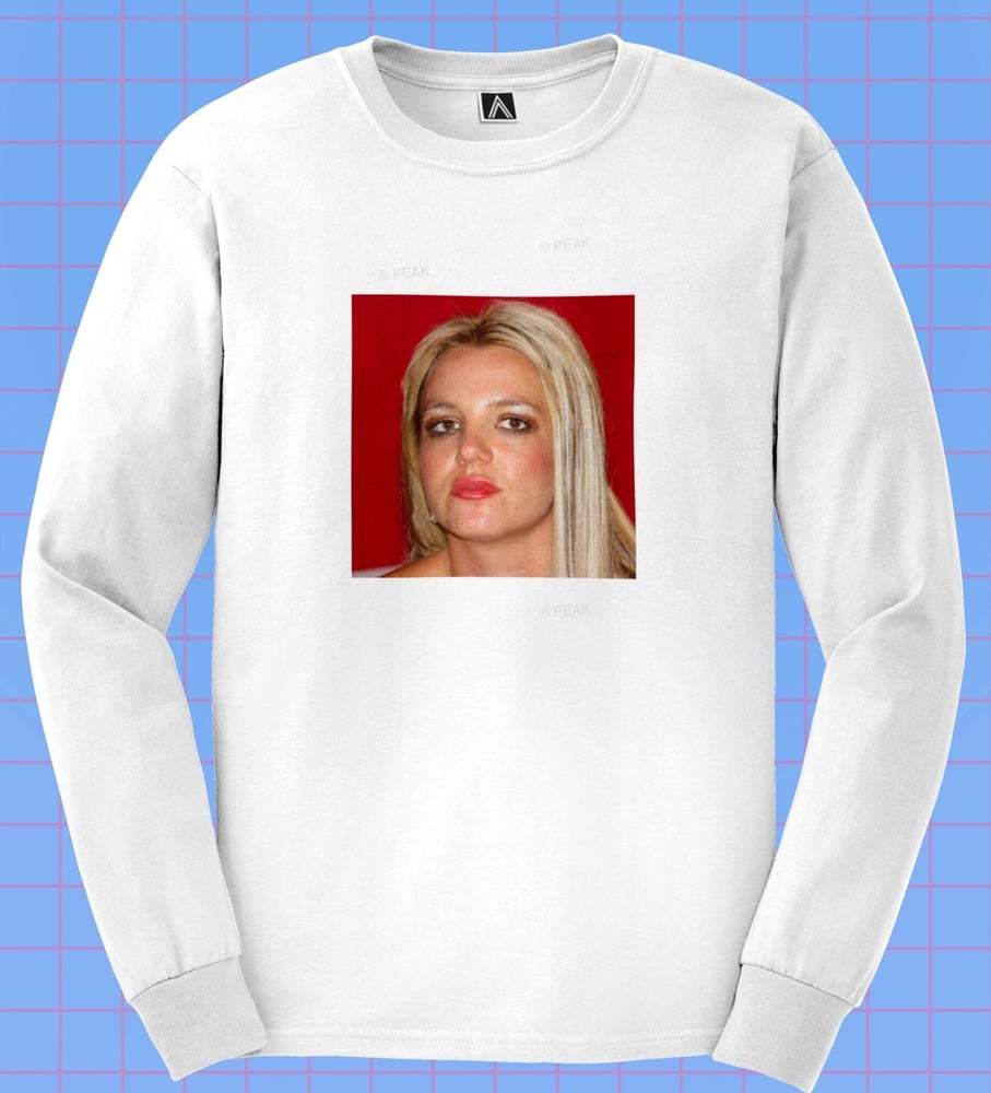 Image of Britney Long Sleeve T-Shirt in White