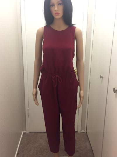 Image of Burgundy Bliss - Romper  - LARGE