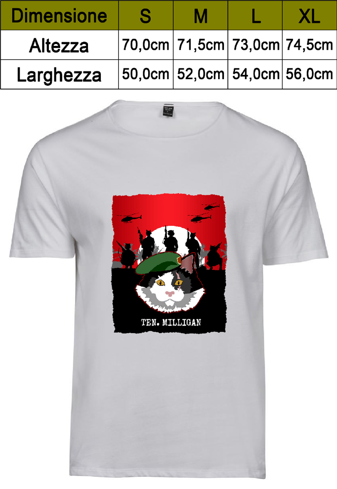 Image of ☠ Veteran Starter Pack: MILLIGAN ☠ (1 T-Shirt+2 Adesivi+1 "Lettera dal Vietnam")