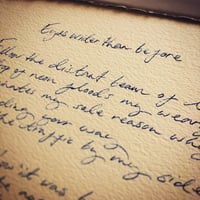 Image 4 of Handwritten lyric sheets - Songbook