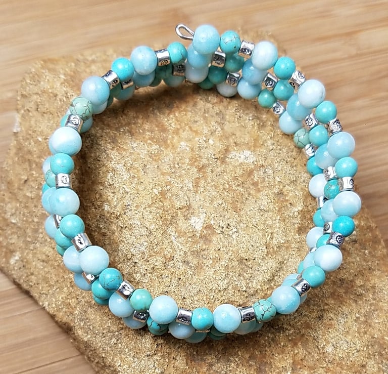 Summer Blues Wrap Bracelet Image 2