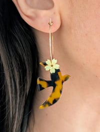 Image 3 of Boucles d'oreilles colombes leo