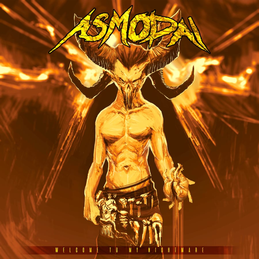 Image of ASMODAI: WELCOME TO MY NIGHTMARE (ALBUM) Signed and Numbered (Limited 100 Copies)