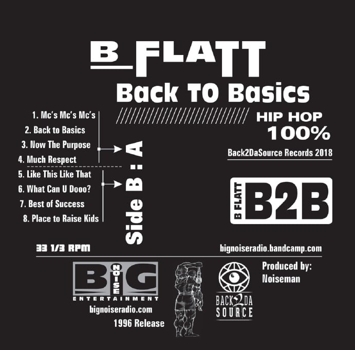 Image of B-Flatt - Back To Basics (2xLP) (FINALLY ON WAX!!) PRE ORDER NOW +CONTEST