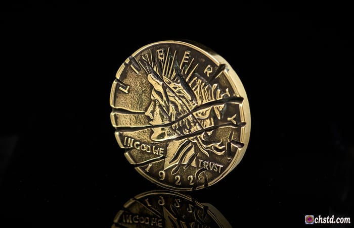 two face replica coin