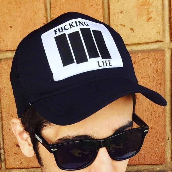 Image of Fucking Flag Trucker Cap