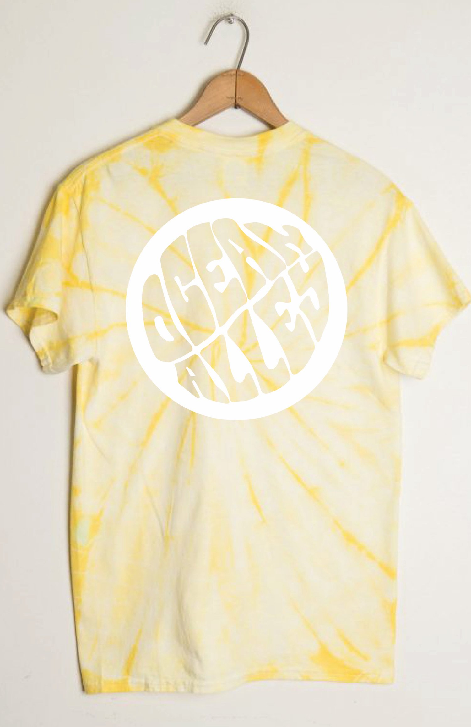 Image of OA Yellow Tie Dye T-Shirt