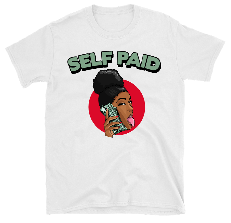 Image of Self Paid (White T-Shirt)