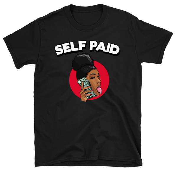 Image of Self Paid (Black T-Shirt)