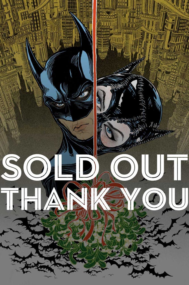 BATMAN RETURNS limited edition large silkscreen print | YUKO SHIMIZU ONLINE  STORE