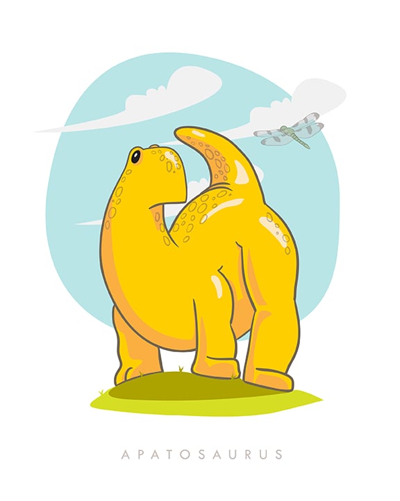 Apatosaurus – Unframed Print