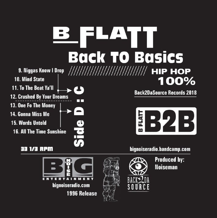 Image of B-Flatt - Back To Basics (2xLP) (FINALLY ON WAX!!) PRE ORDER NOW +CONTEST