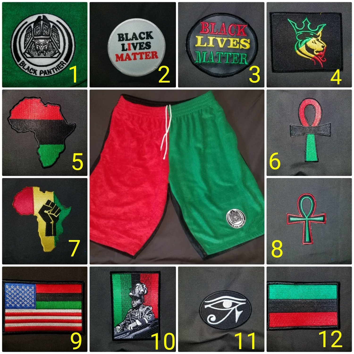 Image of RBG WOKE Shorts & all Patch Options