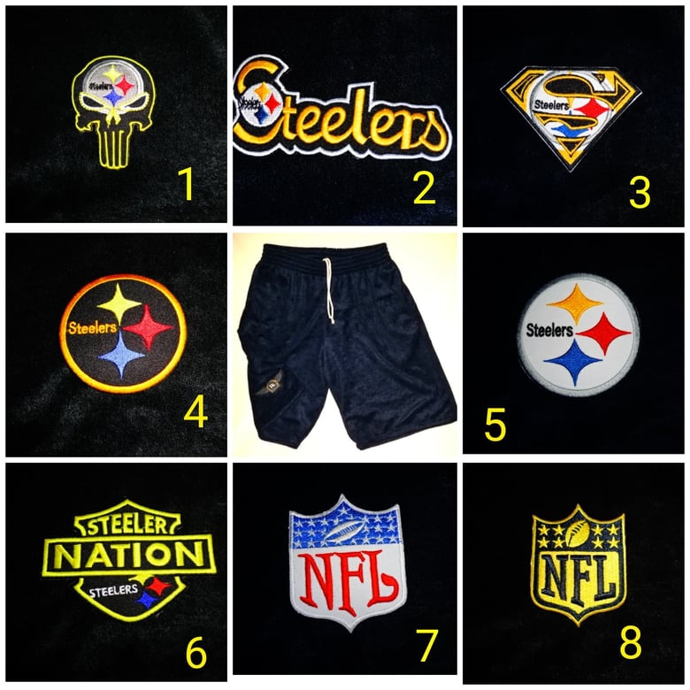 Raiders Themed Shorts a & All Patch Options