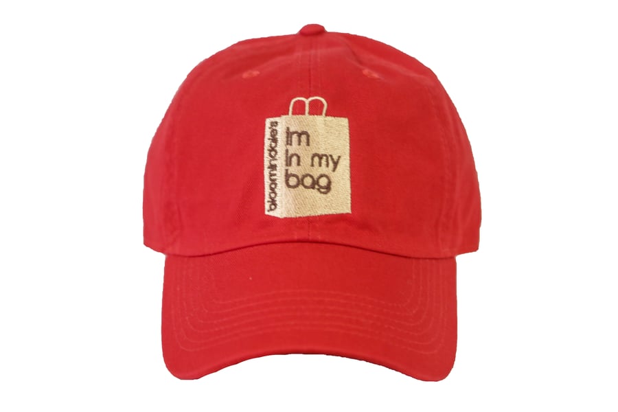 Image of Red Im In My Bag Dad Hat