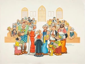 Image of "The Wedding of Popeye & Olive Oyl" :: 1987 Will Elder Limited Edition Art Print