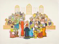Image 5 of "The Wedding of Popeye & Olive Oyl" :: 1987 Will Elder Limited Edition Art Print