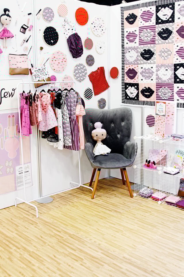 Image of Kiss Me Kate Lip Quilt