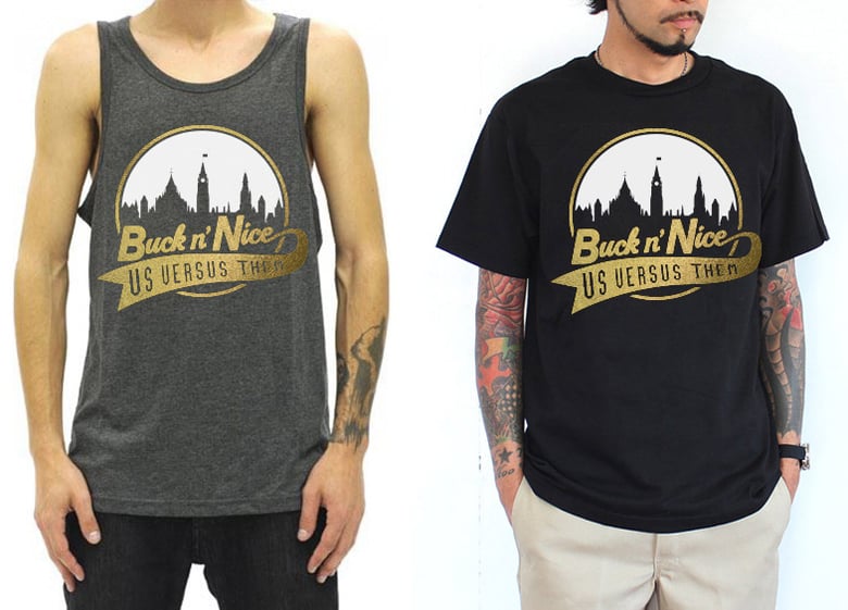Image of Buck-N-Nice - Cityscape Tank and T-Shirt