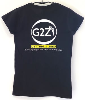 Image of G2Z Black  Womens T-shirt V-neck