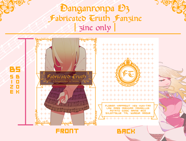 Image of Danganronpa V3: Fabricated Truth Fanzine | Zine Only