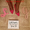 "Hot mama" Red studded pointy toe stiletto pumps