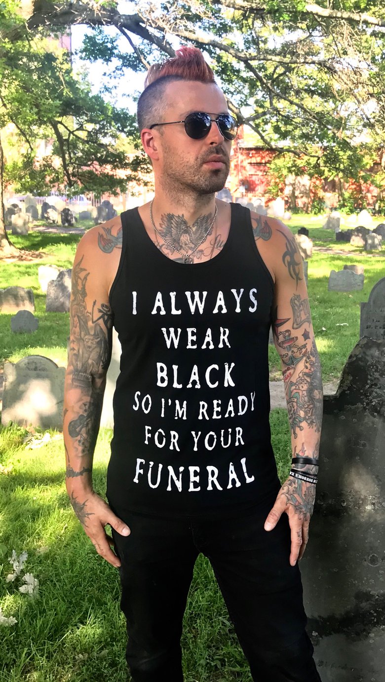 Image of Funeral Unisex Tank