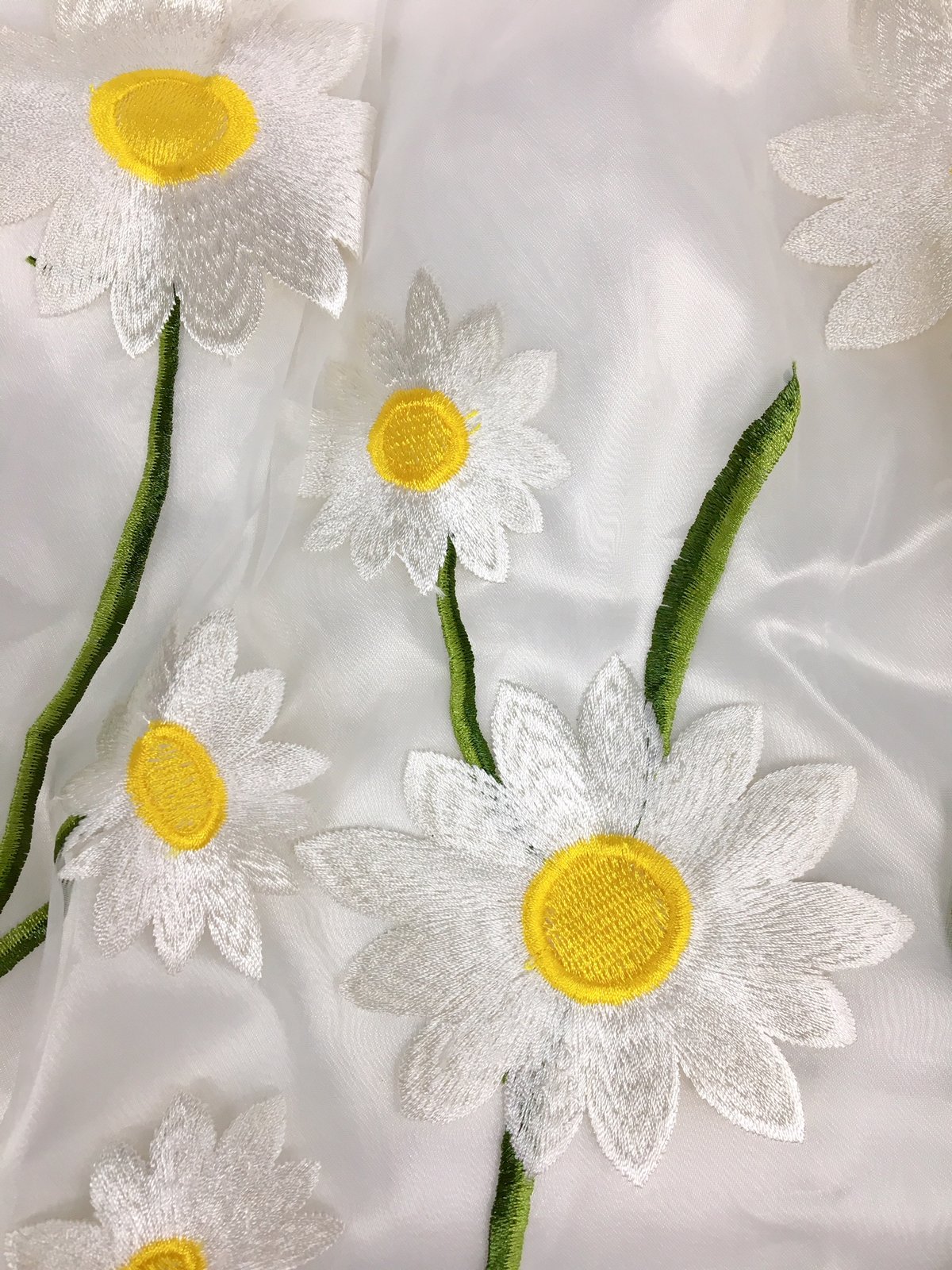 embroidered daisy dress